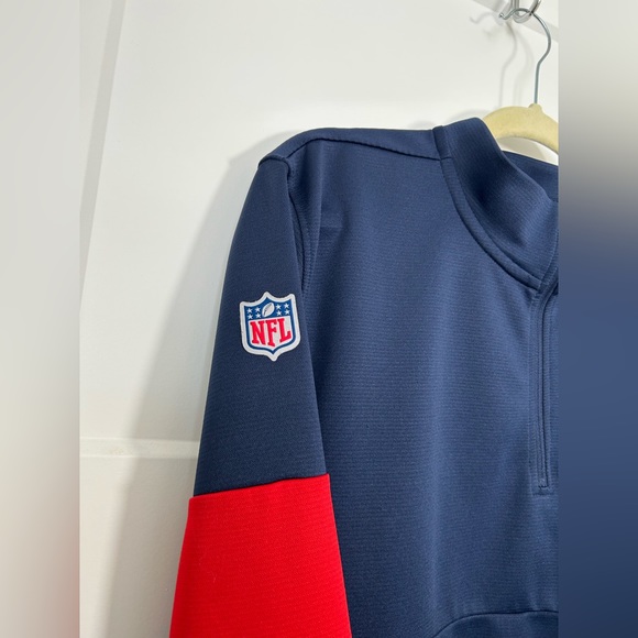 Men’s Large Nike Patriots Pullover Jacket, Sideline Coach Jacket - Picture 4 of 10